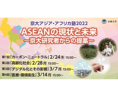 【オンライン開催・全4回】京大アジア・アフリカ塾2022『ASEANの現状と未来 ～京大研究者からの提案～』